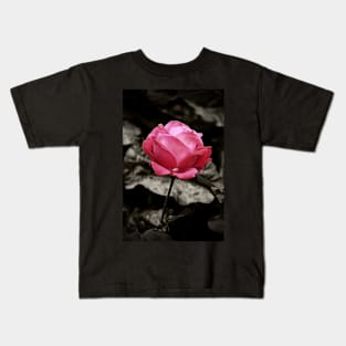 One Pink Rose Kids T-Shirt